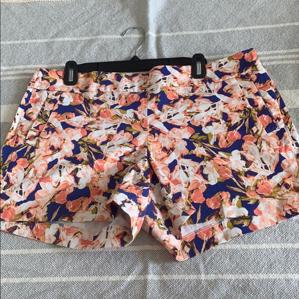 Floral J. Crew shorts